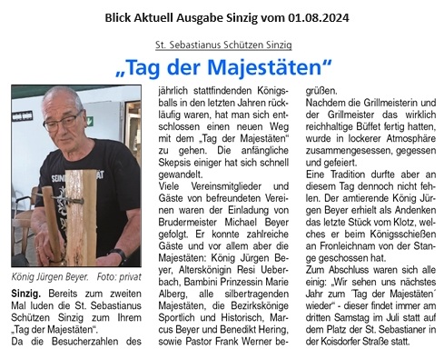 Blick aktuell Ausgabe Sinzig