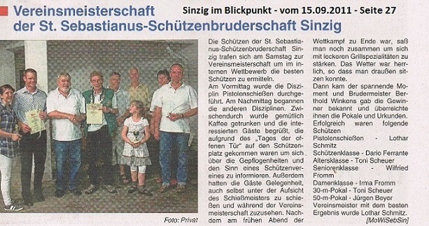 Sinzig im Blickpunkt vom 14.09.2011