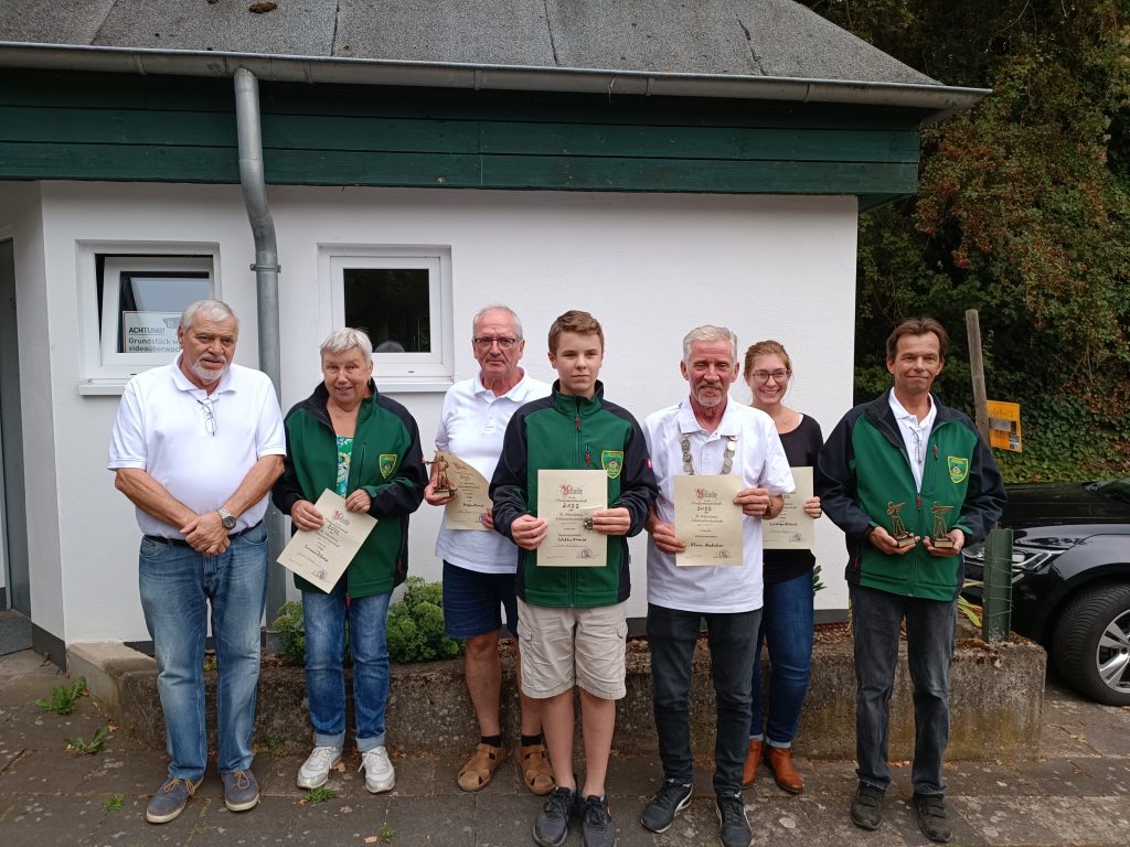 Gruppenbild Gewinner Vereinsmeisterschaft 2022